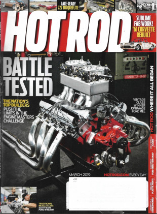 HOT ROD 2019 MAR - 727 TORQUEFLITE, '61 CORVETTE REBUILT, CHEVELLE SS454